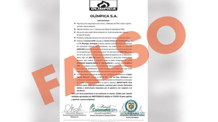 ¡Ojo! Delincuentes estarían estafando a ciudadanos con falsas ofertas laborales