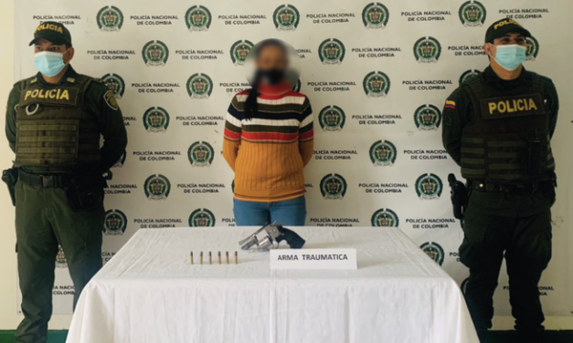 En Sonsón capturaron a una mujer por agredir con arma de fuego a otra persona
