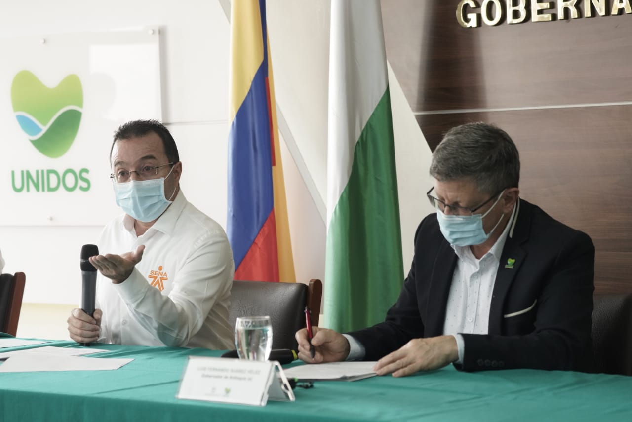Nuevo convenio entre el SENA y la Gobernación para la educación, emprendimiento e innovación