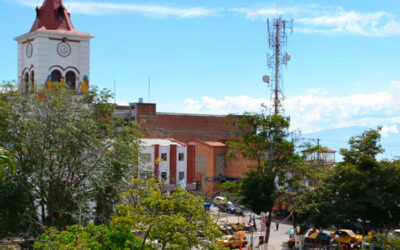 Recorrido de control por el covid en Santa Bárbara
