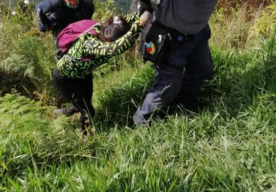 Rescataron turistas en el Cerro Tusa
