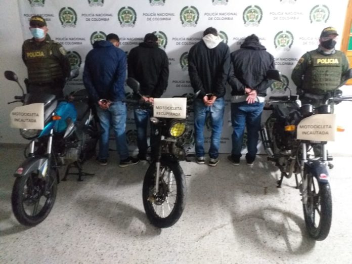 En El Retiro fueron capturadas cuatro personas que se dedicaban al hurto de motocicletas En El Retiro fueron capturadas cuatro personas que se dedicaban al hurto de motocicletas