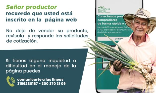 “Agroantioquiadigital.com” una nueva herramienta que favorecerá a los antioqueños