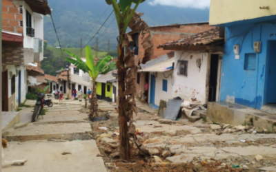 Habitantes de Cocorná sembraron plátano en una vía del municipio