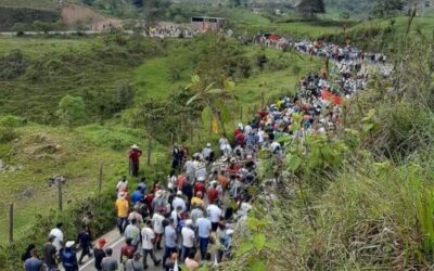 Campesinos de Anorí se movilizaron para el paro nacional del 28 de abril