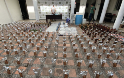 Incautaron más de 150 botellas de licor adulterado en Marinilla