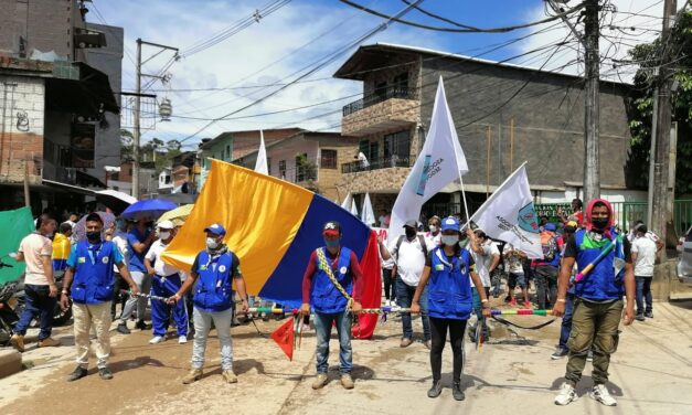 Mineros de Segovia se unen al Paro Nacional