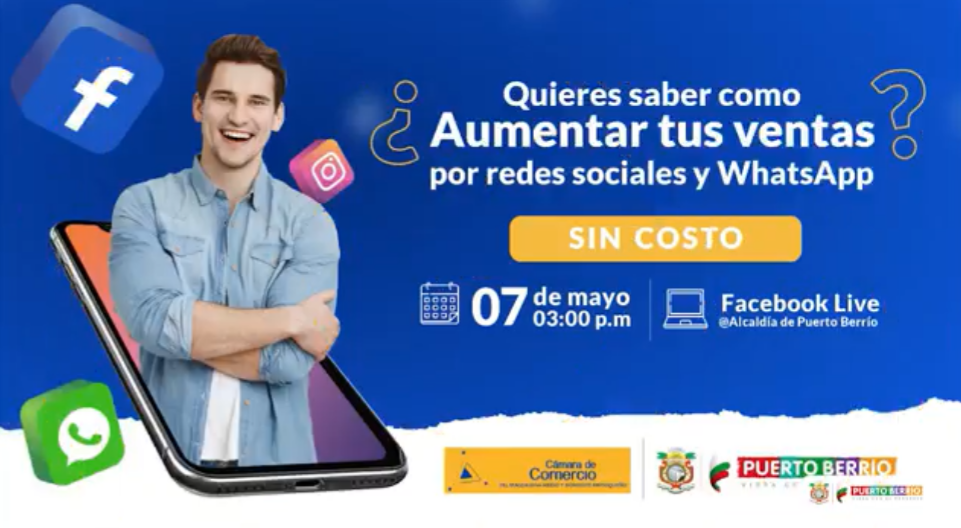 Puerto Berrío fortalecerá el comercio a través de las redes sociales