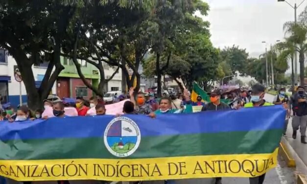 La Minga hace presencia en Medellín