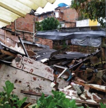 Se presentó varias inundaciones en Marinilla tras las fuertes lluvias