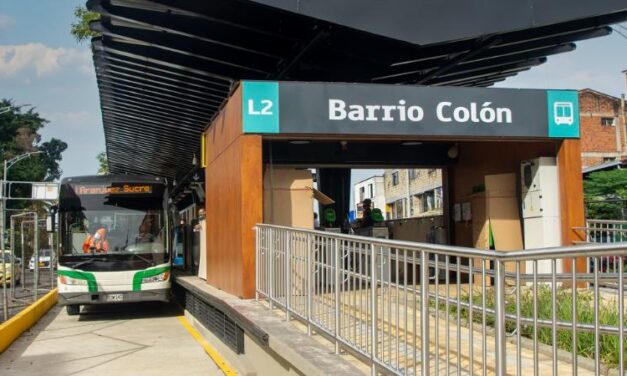 Pruebas técnicas en la pretroncal de la Avenida Oriental del sistema Metroplús