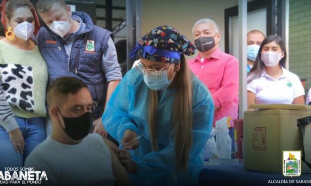 Sabaneta inicia el proceso de vacunación a personas con discapacidad