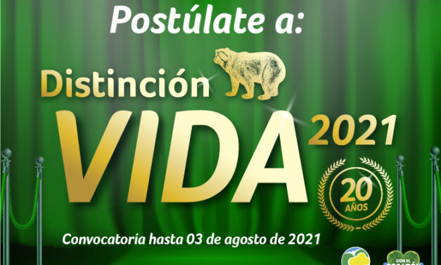Convocatoria Distinción de Vida 2021