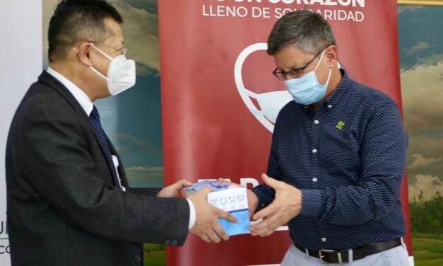 Alrededor de 20 mil tapabocas fueron donados al departamento por Zijin Continental Gold