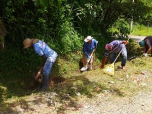 Convite comunitario en San Jerónimo