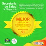 La Secretaría de Salud de Chigorodó es la mejor de Urabá