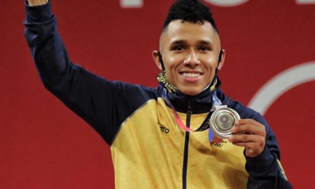 Luis Javier Mosquera ganó la medalla de plata para Colombia en los Juegos Olímpicos