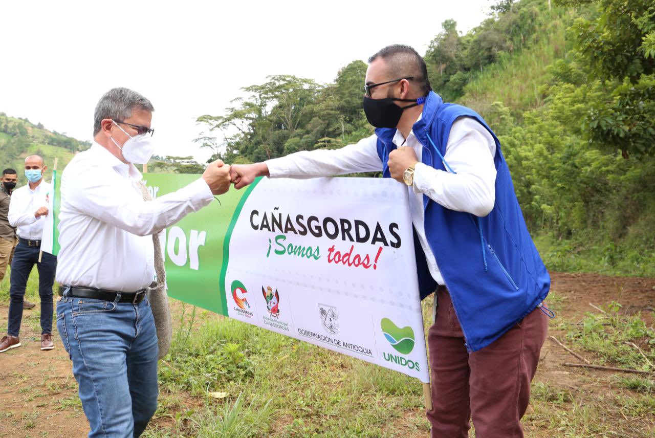 El Gobernador(e) visita Cañasgordas