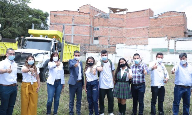 Reinició la construcción de la Normal Superior de Envigado