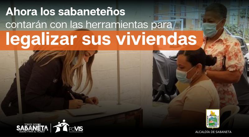 16279346488856 Ahora en Sabaneta podrán legalizar sus viviendas