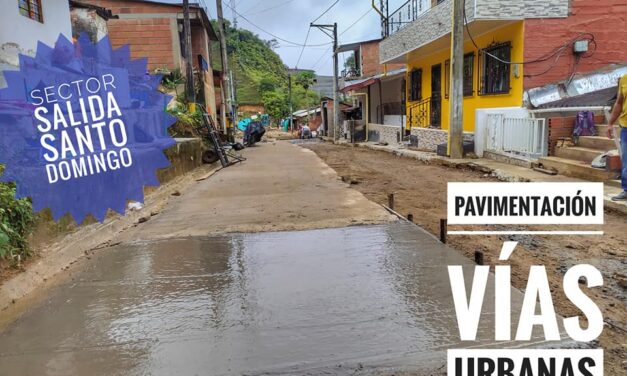 San Roque comenzó con la pavimentación de vías en el casco urbano