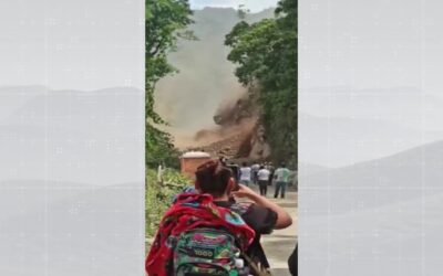 Grande derrumbe afectó la vía de ingreso a Anorí