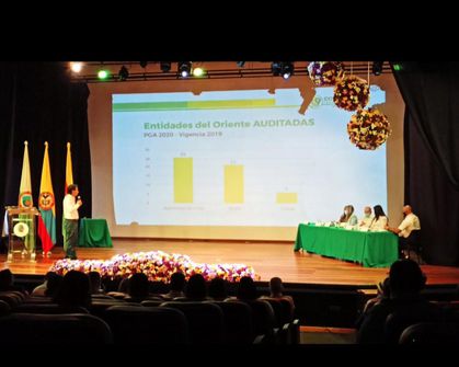 La Controlaría realizó la rendición de cuentas para el Oriente en La Ceja