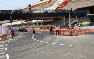 Entra en funcionamiento glorieta sobre la Autopista Norte en Bello