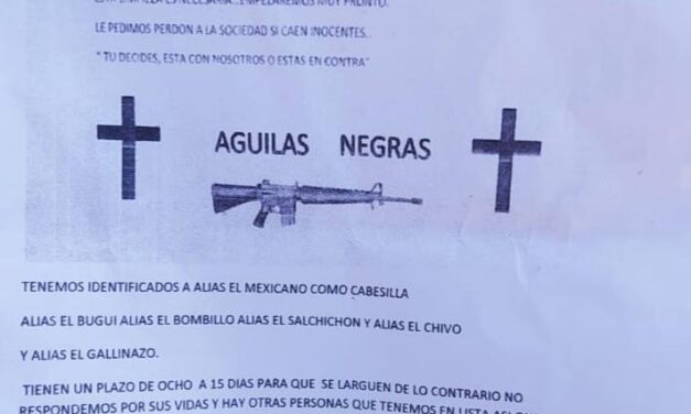 En Argelia circuló panfleto de las “Águilas Negras”