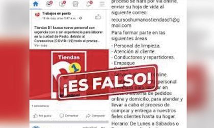 ¡Ojo! Presuntos delincuentes estarían estafando con falsas ofertas laborales en El Oriente
