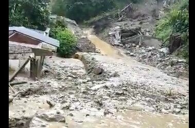 Más de 120 veredas están incomunicadas con el casco urbano de Ituango por un derrumbe