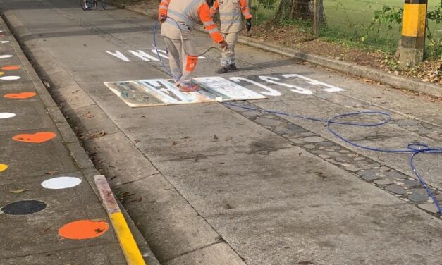 Se inauguró el primer Camino Seguro en el municipio de Támesis