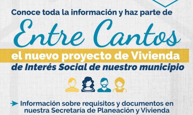 En El Santuario 120 familias se favorecerán con el proyecto de vivienda “Entre Cantos”