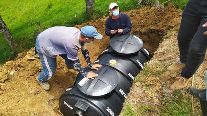 En Sonsón, familias se beneficiarán con la instalación de 200 pozos sépticos