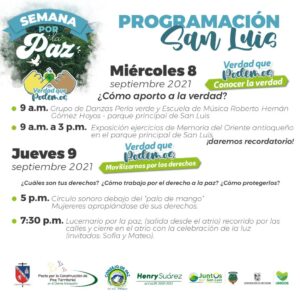 En San Luis se celebra la Semana por la Paz pro1