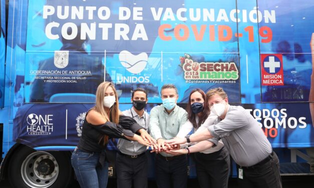 Puesta en marcha de las móviles de vacunación en Antioquia
