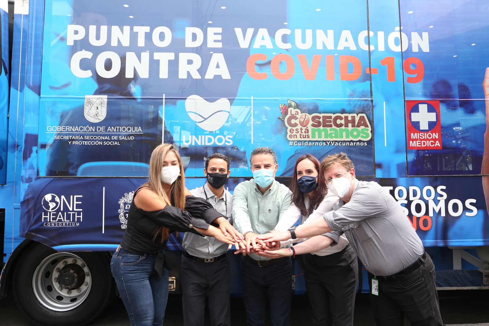 Puesta en marcha de las móviles de vacunación en Antioquia