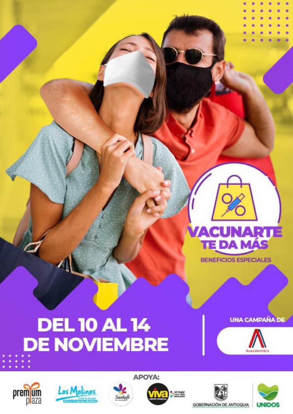 Con incentivos se impulsará la vacunación en Antioquia