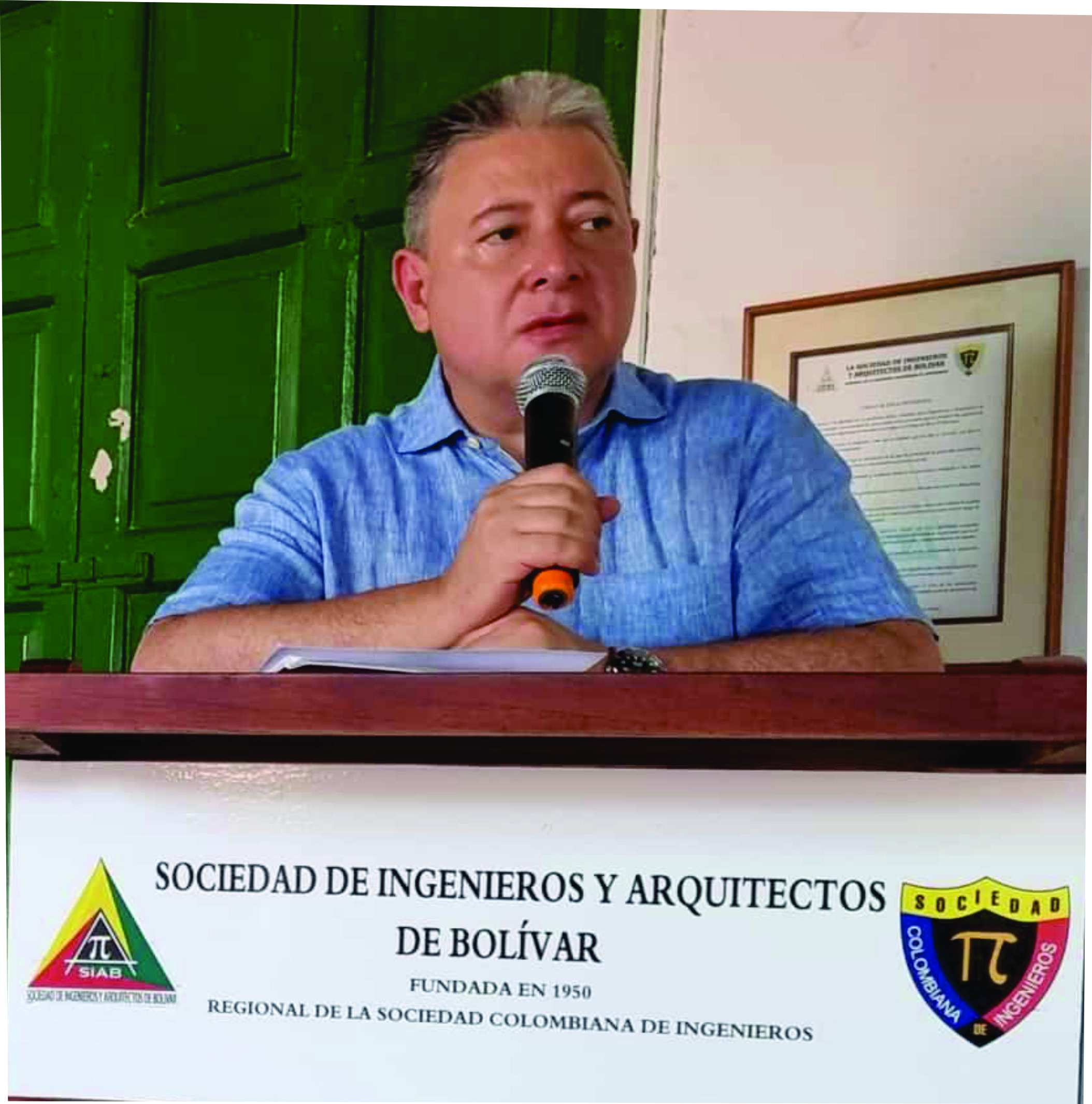 Nicolás Albeiro Echeverry, presidente honorífico de la SIAB