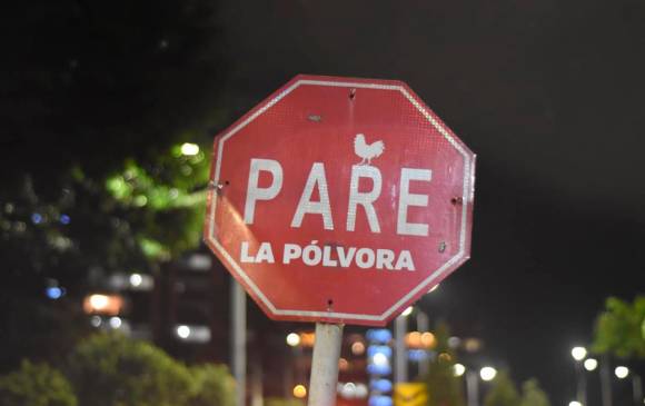 “Pare la pólvora”, las nuevas señales de prevención para la alborada en la ciudad