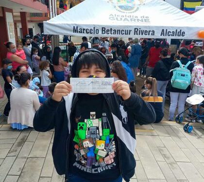 Comienza la vacunación a mayores de tres años en Guarne