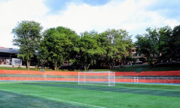 La cancha de El Dorado ahora luce como nueva