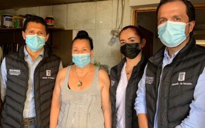 Isvimed y la Alcaldía de Medellín hacen acompañamiento a las familias del sector La Avanzada para el mejoramiento de vivienda por la ola invernal