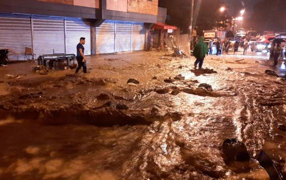 Medellín recibió diciembre con fuertes lluvias que causaron afectaciones