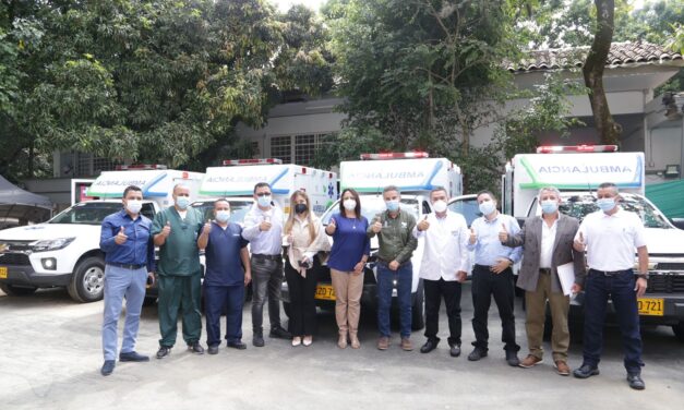 Cuatro municipios antioqueños recibieron ambulancias