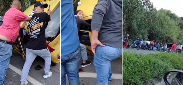 Taxista Yeison Hernández fue baleado en la vía al túnel de Occidente