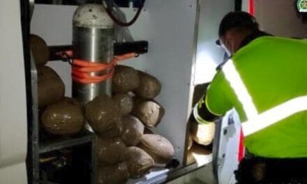 120 kilos de cocaína hallados en una ambulancia en el Suroeste
