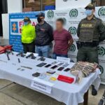 En Andes y La Pintada fueron capturados presuntos delincuentes por hurto y porte de armas de fuego