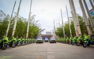 Con 115 automotores nuevos, la Alcaldía de Medellín refuerza la capacidad de la Policía Metropolitana contra delitos de alto impacto