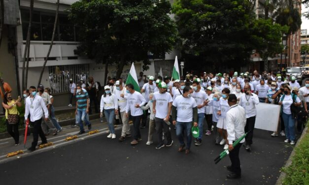 Luego de 20 años, inició de manera simbólica la Marcha a Caicedo, la Marcha de la Noviolencia